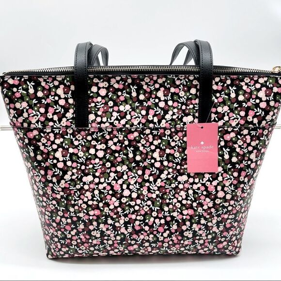 kate spade Patrice Park Ave Floral Multi Tote Bag NWT - Picture 1 of 12